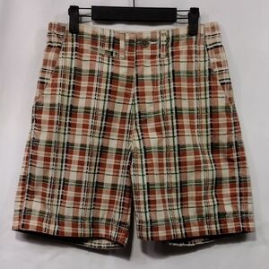 Vintage Abercrombie & Fitch Plaid Shorts Men's 28 Multicolor Boho Retro 90s Y2K